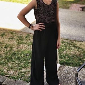 NWOT Girls Dressy Sleeveless Romper - Size 10